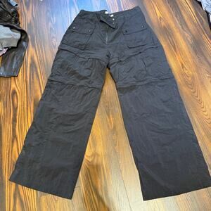 Oak & Fort 3 in 1 Zip Off Nylon High Rise Pants Size 12